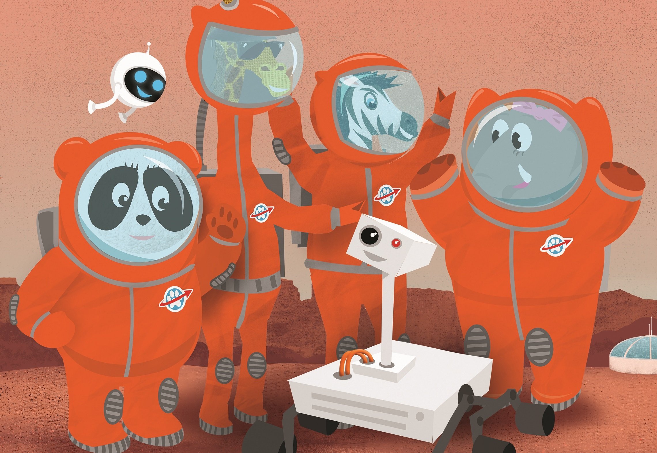 Animals-on-Mars Book Piques Kids' Interest in Space 