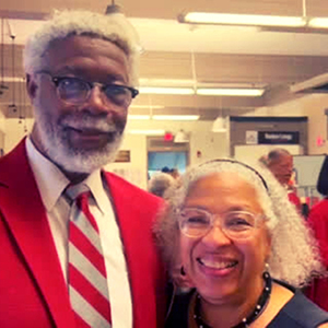 A photo of Sylvester Gates and Dianna Abney 