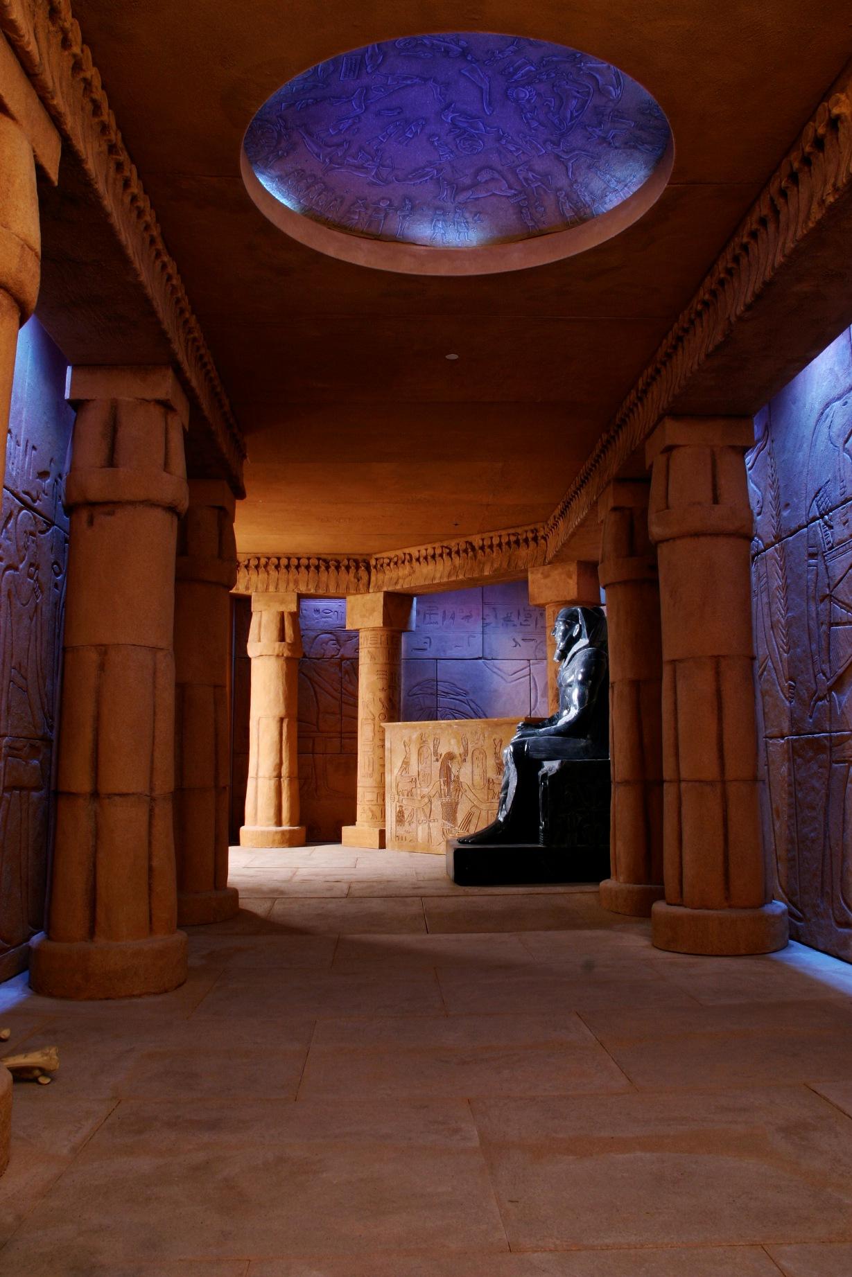 Egyptian tomb adventure room