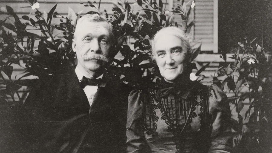 Robert Hallowell Richards, Class of 1868, the first president of the MIT Alumni Association—and his wife, the Institute’s first alumna, Ellen Henrietta Swallow, Class of 1873