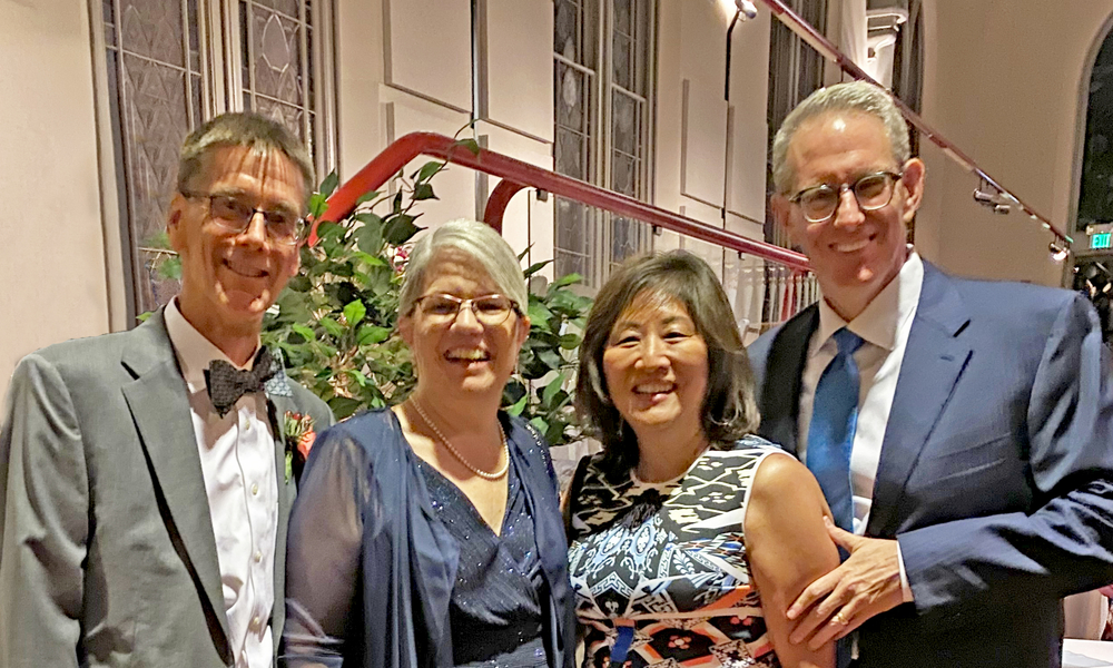 Two MIT alumni couples at reunions 