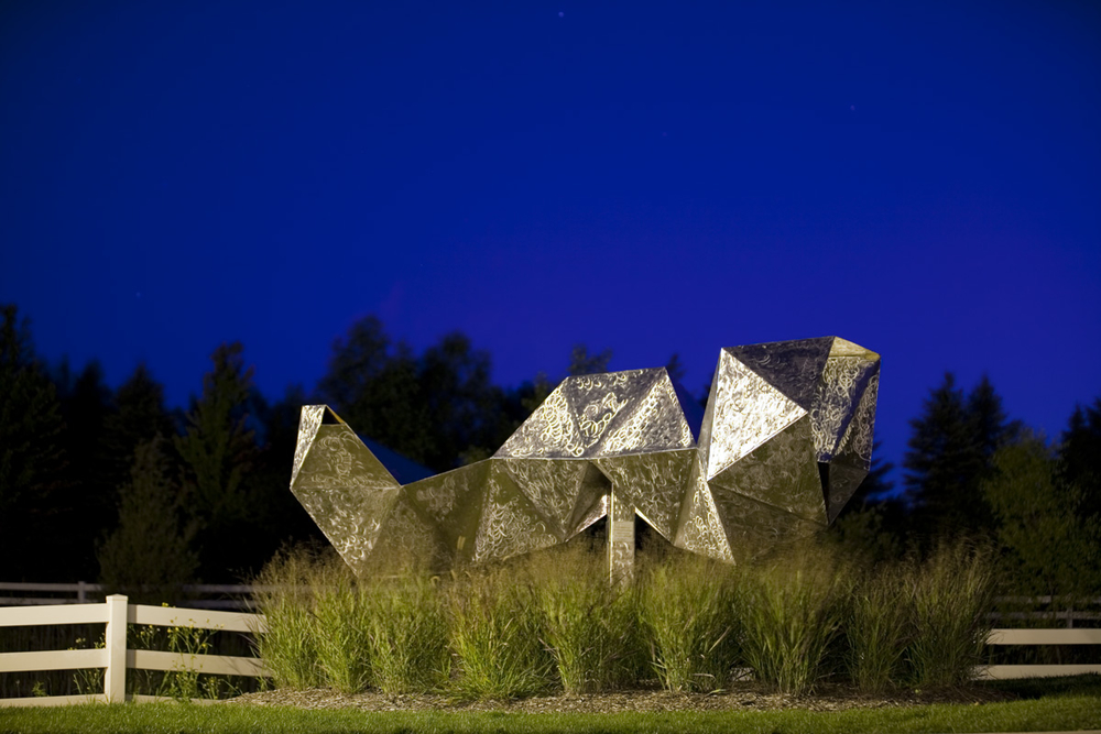 Richard Edelman's sculpture Shofar