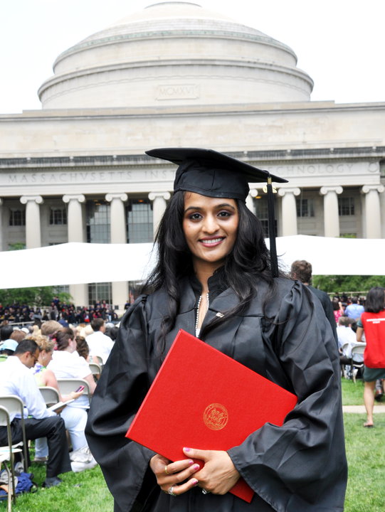 Kavya Manyapu at MIT Commencement 2010