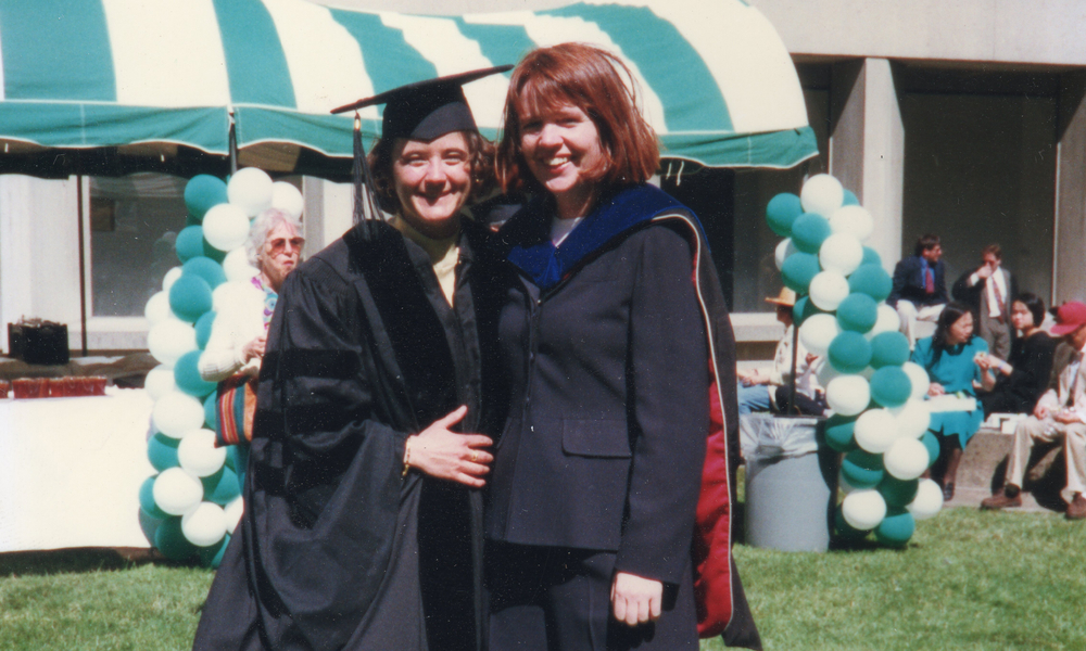 MIT alumni couple at graduation in 1998