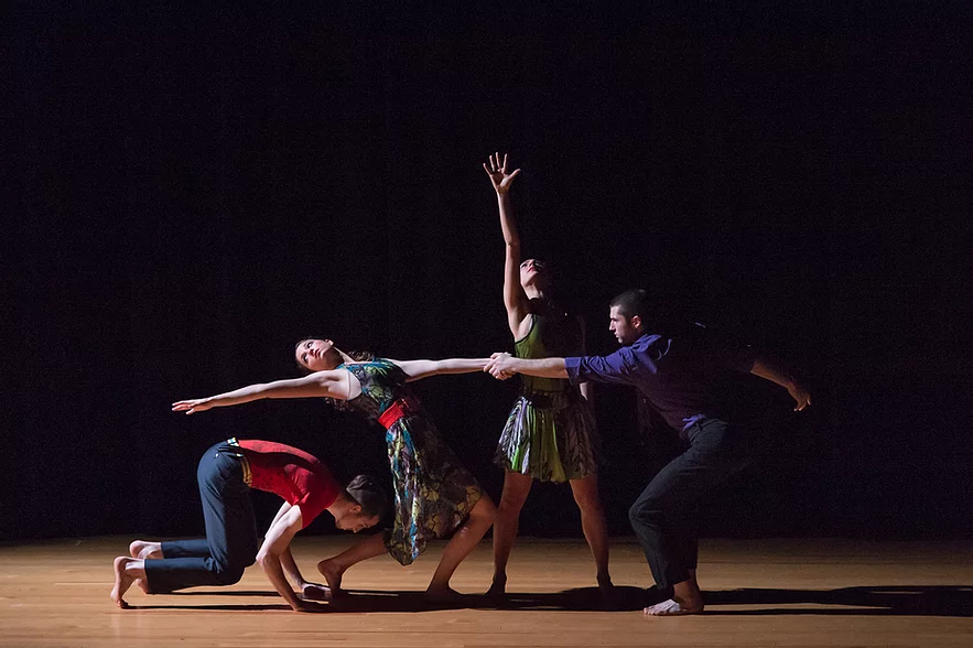 Four dancers