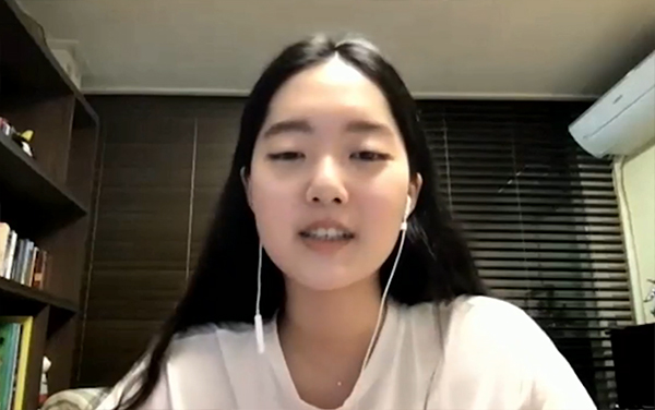 So Hee Ahn MIT student on a zoom call