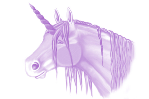 Purple unicorn