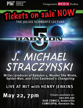 Poster for J. Michael Straczynski's lecture