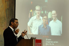 Pawan Sinha SM '92, PhD '95combined humanitarian and research interests to help treat blindness in his native country, India. Photo: Justin Knight.