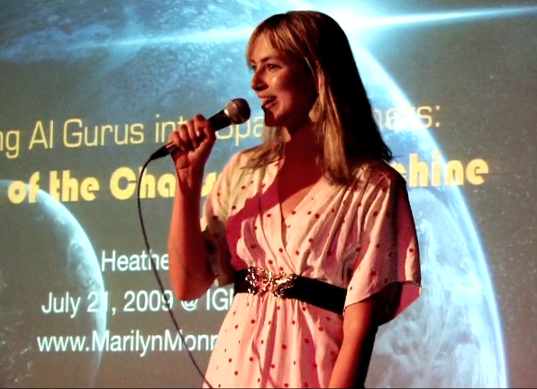 Heather Knight '06, SM '08, at Ignite LA.