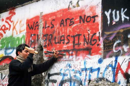 Chiseling away at the Berlin Wall