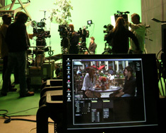 Previzion being used on set