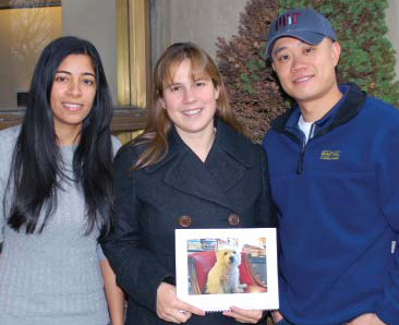 Divya Jani, Deirdre Hatfield, and Calvin Cheung researched puppy choice