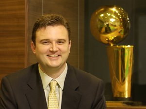 Daryl Morey MBA '00, general manager of the Houston Rockets, initiated with Sloan one of the first MBA programs with a sports analytics business class. He also cofounded the MIT Sloan Sports Analytics Conference.