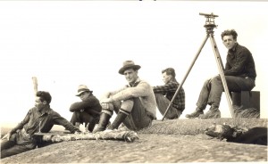 Engineering students at Camp Tech in 1931