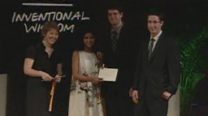 IMI won prizes in all three categories of the MIT Global Challenge.