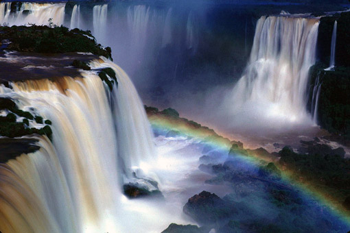 Iguazu Falls on the Brazil-Argentina border (© Owen Franken).