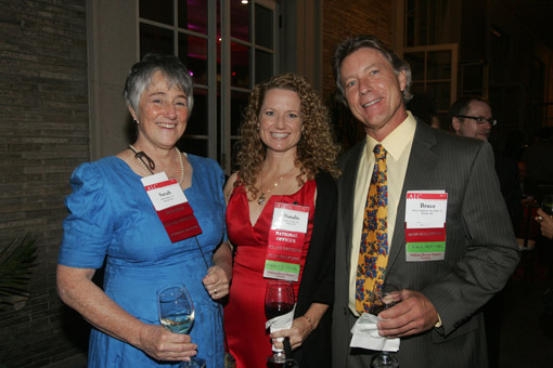 From left: Sarah Simon '72, 2011 recipient of the Harold E. Lobdell '17 Distinguished Service Award; Natalie Givans '84, class president, cochair of the Alumni Association's Energy, Environment, and Sustainability Working Group, and member of the Alumni Association Selection Committee; and Bruce Anderson '69, MArch '73, cochair of the Alumni Association's Energy, Environment, and Sustainability Working Group.