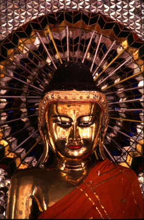 A brass Buddha in Burma (© Owen Franken).