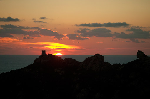 Sunset in Corsica (© Owen Franken).