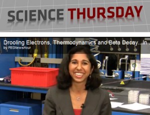 Poet and biochemist Mala Radhakrishnan PhD ’07 on PBS NewsHour.