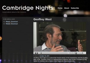 Geoffrey West interviewed