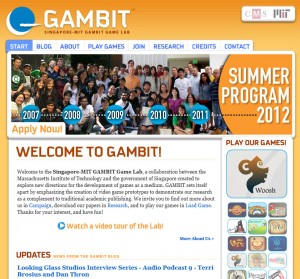 GAMBIT develops and studies games.