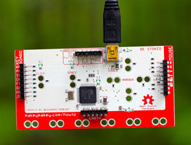 The back of the Makey Makey board.