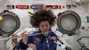 NASA Astronaut Cady Coleman and Jethro Tull's Ian Anderson Perform First Space-Earth Duet.