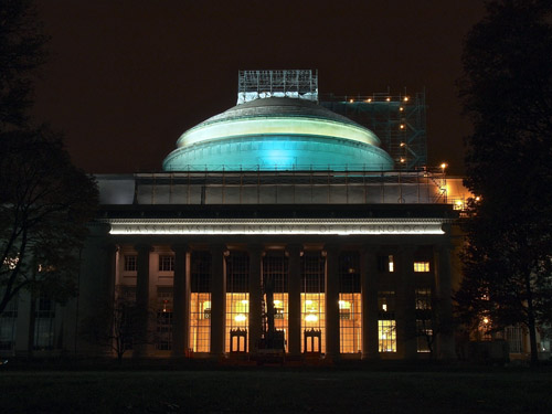 On Monday, Nov. 12, the great dome was lit blue and green in honor of Amphibious Achievement's annual Erg-A-Thon