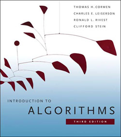 Introduction to Algorithms by Thomas H. Cormen SM '86, PhD '93; Charles E. Leiserson (MIT professor), Ronald L. Rivest (MIT Professor) and Clifford Stein SM '89, PhD '92.