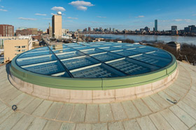 The newly renovated Great Dome. Photo: Benjamin Johnson/Shawmut Design and Construction.