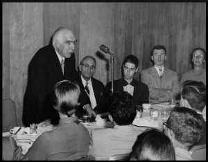 Nobel Prize winner Niels Henrik Bohr visits Ashdown in the 1950s.