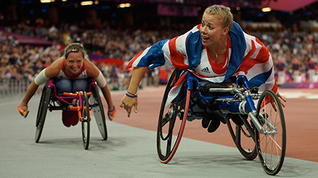 Olympians compete in the London 2012 Paralympic Games; Photo: Swamibu