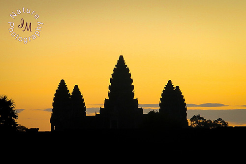A sacred sunrise in Angkor Wat, Cambodia (©Irina Medvedev).