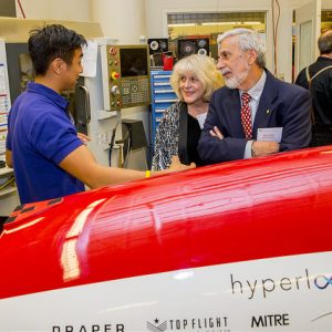 MIT students get support for the SpaceX Hyperloop competition from the Edgerton Center.