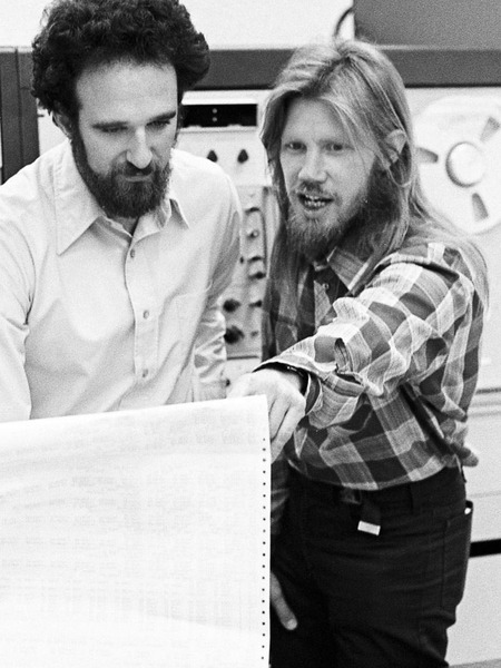 Back in 1977, Stanford’s Martin Hellman, left, and Whitfield Diffie, developed public-key cryptography. Photos: Stanford University.