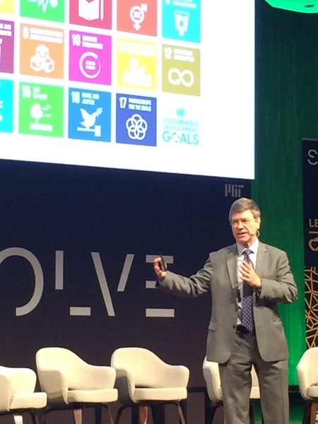 Earth Institute’s Jeffrey Sachs says Solve’s goals align with the UN’s new sustainability goals.