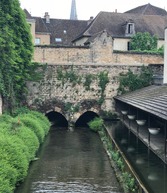 Canal in Beaune.