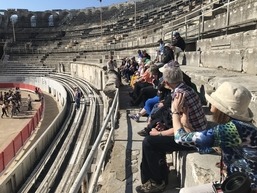 Roman amphitheater in Arles.