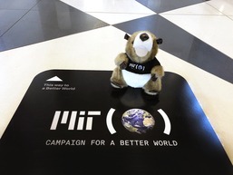 Tim the Beaver MIT Campaign for a Better World 
