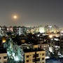 Aerial view of Surat, India, at night