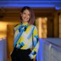 Catherine D’Ignazio portrait with blue lighting.