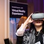 Person looking at AI glasses
