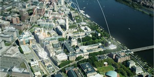 Matthew Claudel’s thesis involves studying the MIT campus and pathways for collaboration.