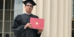 Rod Lozano and diploma