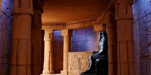 Egyptian tomb adventure room
