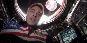 Chris Cassidy in space