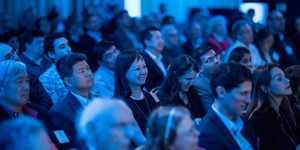 The audience at an MIT Better World event in San Diego.