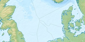 A map of the North Sea region